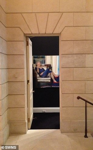 The painting was called 'Parsing Bill' and was created in 2012 by Australian-American artist Petrina Ryan-Kleid