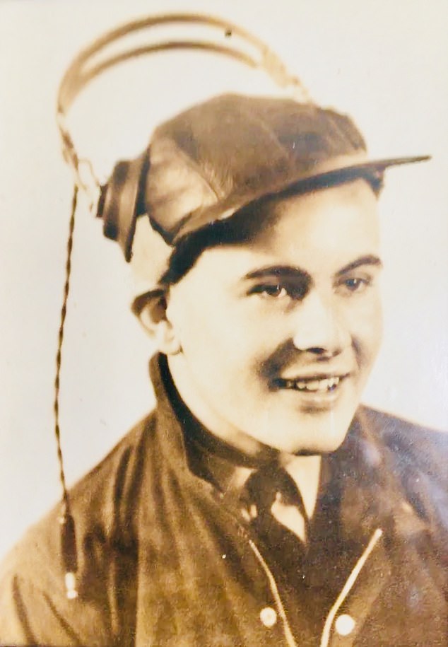 Mr Bell, pictured while in the RAF, said aged 18 he 'almost immediately' went to volunteer for the RAF