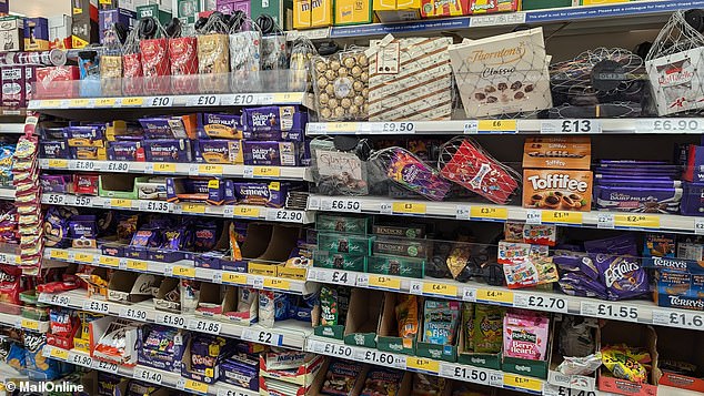 Cocoa prices have risen 15% in the last year, making supermarket chocolate like the bars pictured attractive for thieves to steal and resell at a lower price