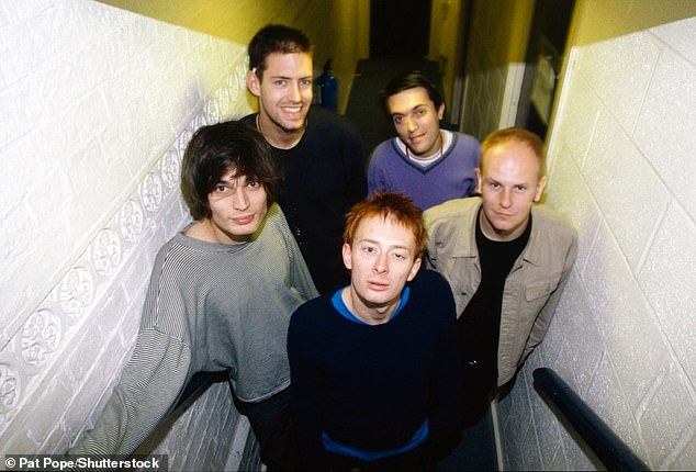 Radiohead said: 'It ain¿t funny, this song means a lot to us and other people, and you don¿t get to appropriate it without a fight. Also, go f*** yourselves¿ Radiohead' (pictured in 1996)