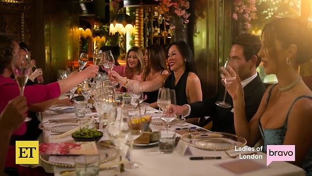 Dara features fleetingly in the US trailer for the new Ladies of London series on Bravo