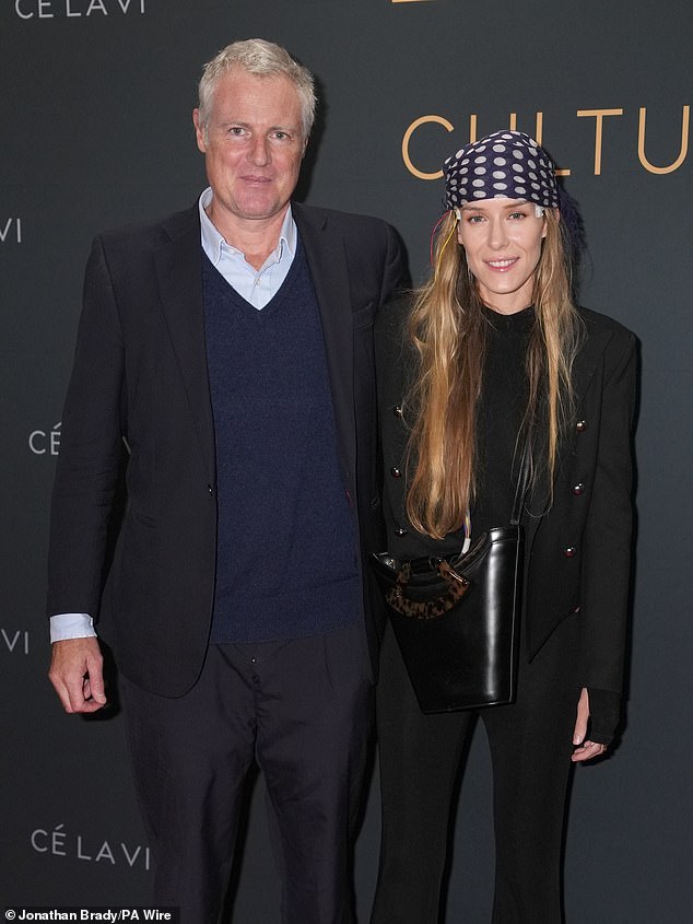 Zac Goldsmith pictured with his new wife Hum, a great-niece of James Bond author Ian Fleming