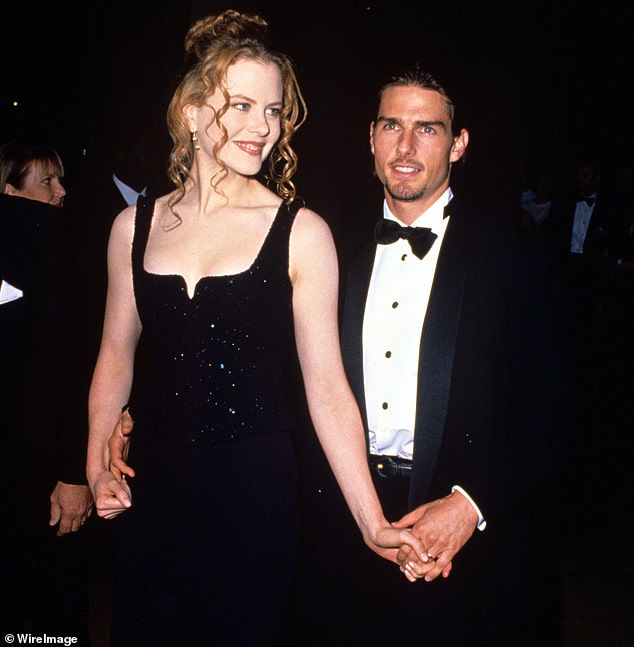 Nicole Kidman and husband Tom Cruise at the annual American Cinematheque gala in 1994. Reiner was honored with an award that year