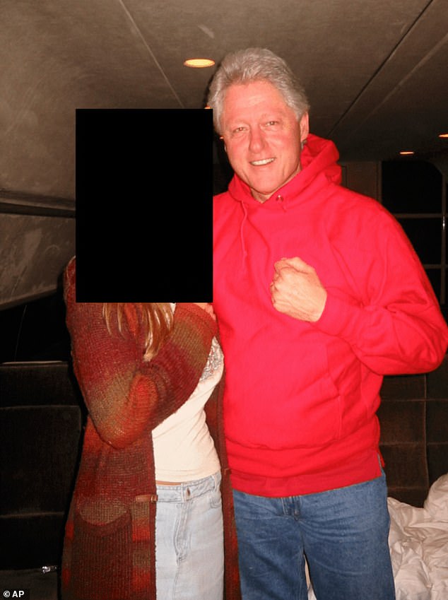'I had no idea of the crimes Epstein was committing. No matter how many photos you show me, I have two things that at the end of the day matter more than any interpretation of 20-year-old photos,' Clinton said