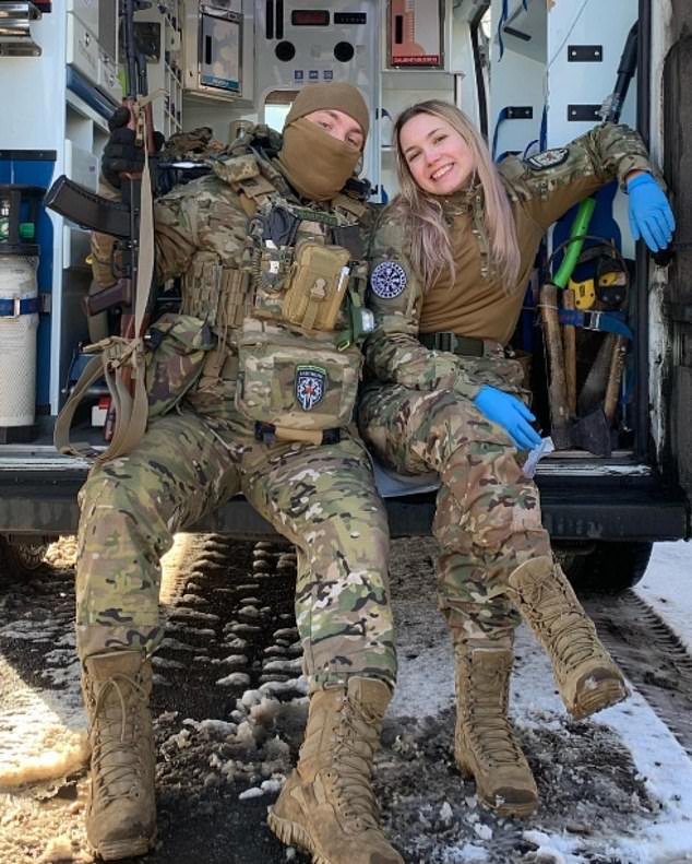 Viktoriia was moved to sign up when Vladimir Putin launched his 'special military operation'