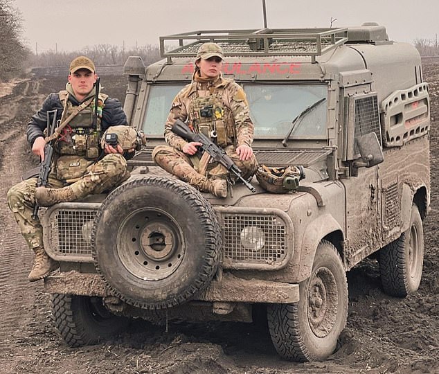 Despite starting out with a phobia of needles she has now worked across some of the war's deadliest battlefields, including in Bakhmut and Avdiivka