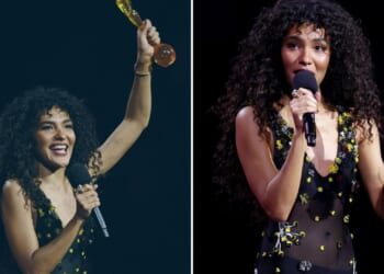 Olivia Dean breaks down in tears at Brit Awards as she takes home FOUR major gongs