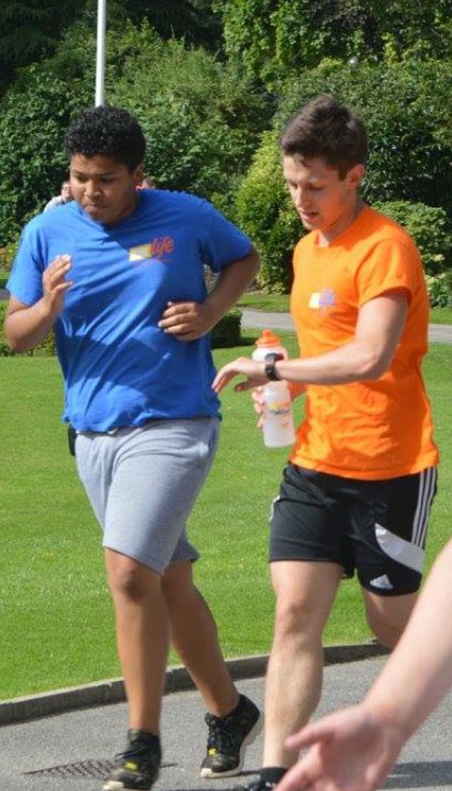 Jordan Smithy attended the camp at the same time as Destiny, when he was 17 and weighed 19 stone. He lost just under a stone during his stay and has since shed more than three