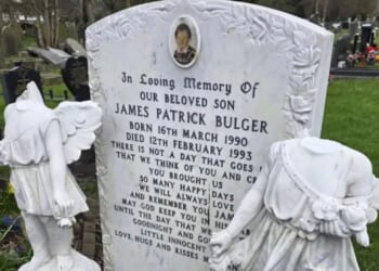 Over £18,000 raised to repair James Bulger’s vandalised grave after angel figures smashed to pieces