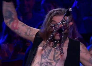 Watch the horrifying moment BGT contestant has nipples STRETCHED during shocking aerial act