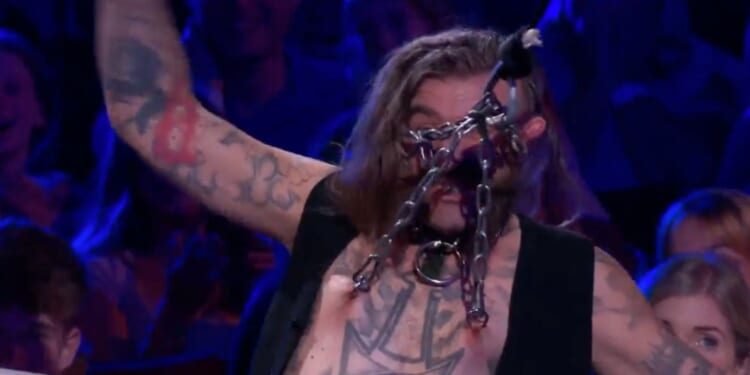 Watch the horrifying moment BGT contestant has nipples STRETCHED during shocking aerial act