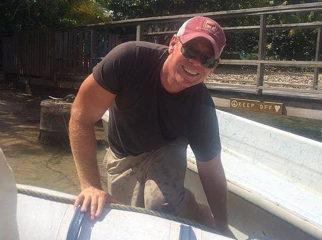 Sarm met Ryan Bane (pictured) on dating app Tinder and was employed as a chef on his boat