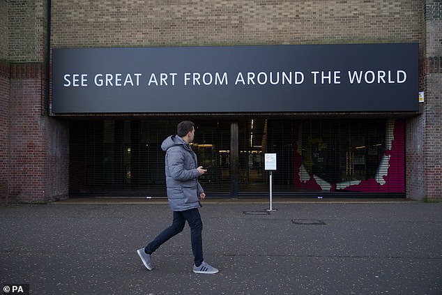 Brits have to pay to access some of the world's most famous museums, so should tourists get the same deal when visiting galleries like Tate Modern? (pictured)