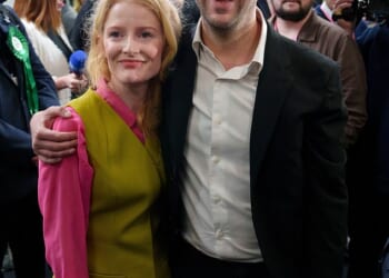 Hannah Spencer celebrates with Green Party leader Zack Polanski. Her victory is an indicator that the populist Left and Right are calling the shots now, writes Andrew Neil