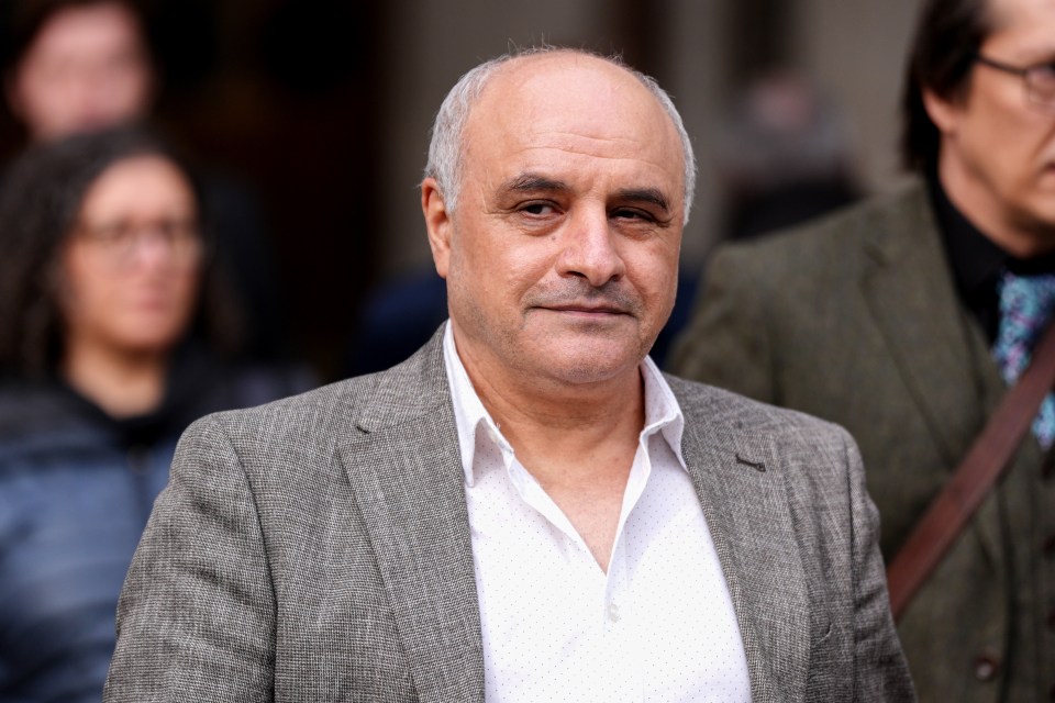 Hamit Coskun attends a court case.