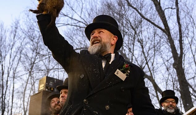 A little after 7am on Monday, it was announced that meteorological groundhog Punxsutawney Phil saw his shadow, signaling six more weeks of winter weather for the United States