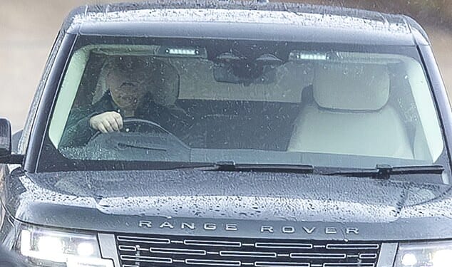 Andrew Mountbatten-Windsor has today been seen taking a solo drive after photos released in the Epstein files appear to show the disgraced royal crouched on all fours over a woman