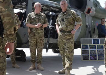 Andrew Mountbatten-Windsor is pictured here in July 2013 during a visit to the Joint Aviation Group Afghanistan at Camp Bastion