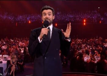 BRITs host Jack Whitehall is censored by ITV for making joke about Peter Mandelson and the Epstein Files in front of red-faced Labour politicians