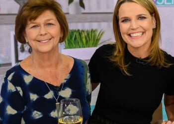 Savannah Guthrie is seen with her mother Nancy Guthrie. Nancy was reported missing in Tucson, Arizona, at noon on Sunday by her family. She hadn't been seen since the night of January 31