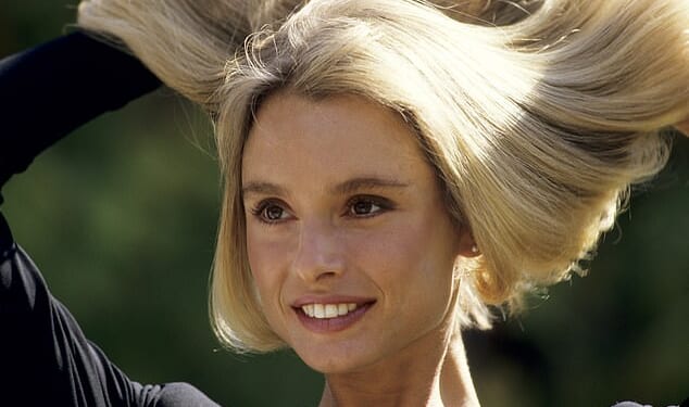 Maryam d'Abo will be forever remembered as the fresh-faced Bond beauty in The Living Daylights. Ms d'Abo pictured during its filming in 1986