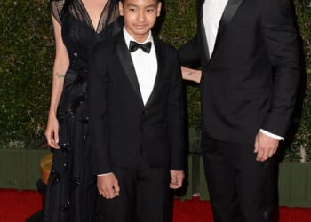 Angelina Jolie and Brad Pitt's son Maddox Jolie has dropped from his father's last name, eight months after his sister Shiloh made the same move; seen in 2013
