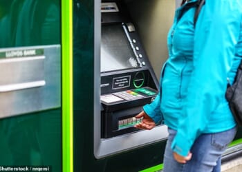 There were 832million withdrawals in the UK last year ¿ around 9 per cent less than in 2024