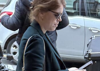 Princess Eugenie was spotted on a solo outing in Kensington, London today, days after her father Andrew Mountbatten-Windsor's arrest