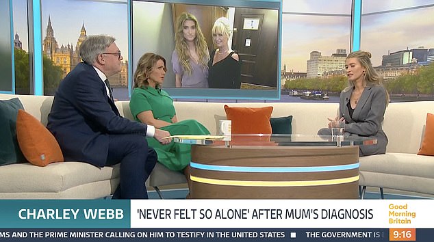 Charley told Good Morning Britain hosts Susanna Reid and Ed Balls that due to her mum's specific care needs, she had to move her into a home for elderly people