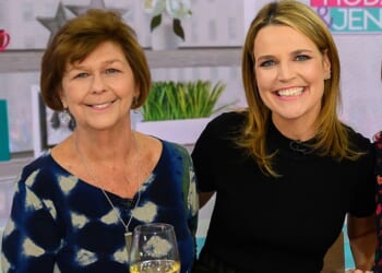 Savannah Guthrie is seen with her mother Nancy Guthrie. Nancy was reported missing in Tucson, Arizona, at noon on Sunday by her family. She hadn't been seen since the night of January 31