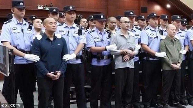 The Bai family (pictured) ran scam and illegal casino operations from their compounds