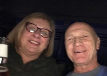 Susan and Jon Ruben in a photo on social media. Mrs Ruben was also drugged by her husband