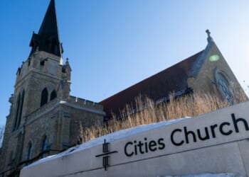 A general view of Cities Church on Jan. 30, 2026, in St. Paul, Minnesota.