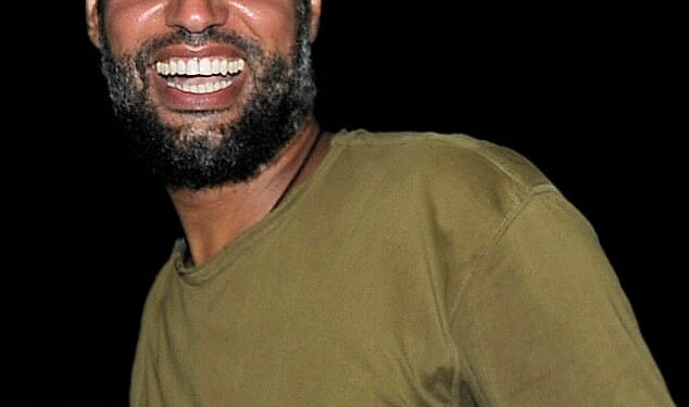 Saif al-Islam, the son of Libyan leader Muammar Gaddafi, has been murdered in Libya. He is pictured here in 2011