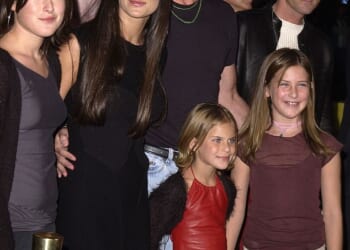 As a child in the late 1990s, rolling down the road on your Heelys wheeled sneakers and in your Global Hypercolor tee, you would have wanted to be part of the Brentwood Bunch. (Pictured: Demi Moore and Bruce Willis with their children in 2001)