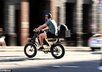 E-bikes have become more prevalent on Britain's roads and can be modified to travel at high speeds