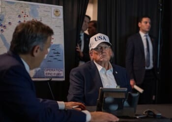 Donald Trump monitoring the military operation against Iran from Mar-a-Lago