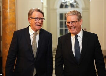 After months of evasion, the Prime Minister was forced to admit he appointed the Labour peer as US ambassador despite being told by officials that he had remained friends with Epstein (file image)