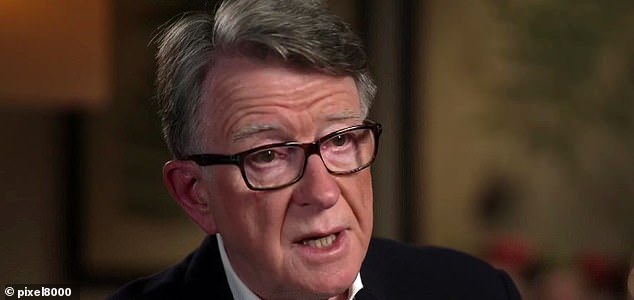 Pics show: Kuenssberg on Sunday 11.2.26Lord Peter Mandelson gives his first interview since his sacking as US Ambassadorsupplied by Pixel8000