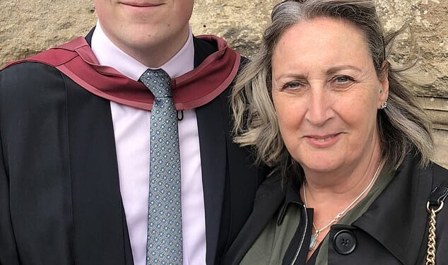 Karen Pooley (pictured with her son), from Lydney, Gloucestershire, travelled with a friend to the Riu Funana resort in Sal on October 7, 2025, for a two-week holiday costing £3,000, booked through TUI