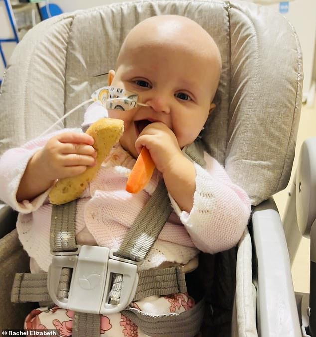 Melody's (pictured) leukaemia levels are stable at the moment - but her parents say this could change in an instant without Revuforj