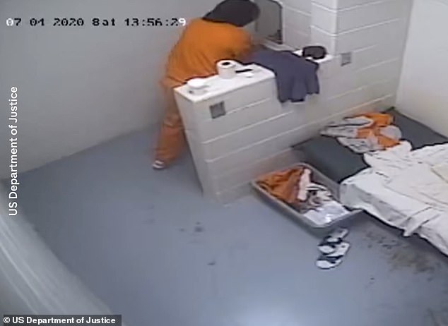 Following her conviction on December 29, 2021 shrinking her world to the 10ft by 8ft cell she shared with three other inmates at Florida's Tallahassee Federal Correctional Institution