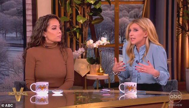 Goldberg had to step in to cool tensions between Eisen and co-host Sunny Hostin