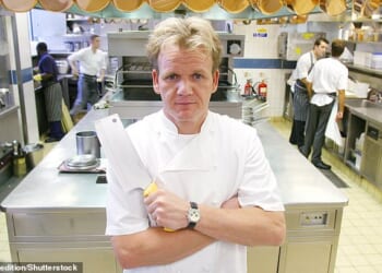 As for grudges, once he¿s made one Gordon Ramsay (pictured) certainly knows how to hold it ¿ as his daughter¿s new mother-in-law, Caroline Peaty, can certainly attest
