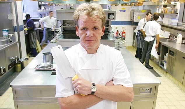 As for grudges, once he¿s made one Gordon Ramsay (pictured) certainly knows how to hold it ¿ as his daughter¿s new mother-in-law, Caroline Peaty, can certainly attest