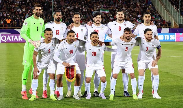 Iran has reportedly threatened to pull out of this summer's World Cup after US and Israeli airstrikes killed the country's Supreme Leader, Ayatollah Ali Khamenei (Pictured: Iran's national soccer team in March 2025)