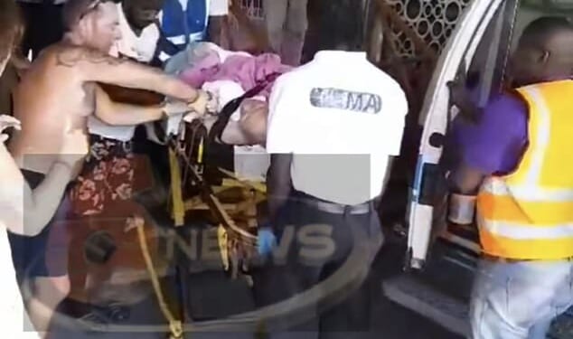 Peter Smith was rushed in an ambulance to the only hospital on Tobago