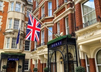 Jeffrey Epstein took a keen interest in purchasing the Dukes Hotel - located just a 10-minute walk from the palace - and converting the top floor into a 'playroom'