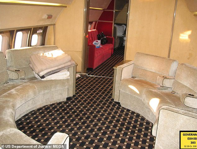 It is understood that six police forces are probing whether victims were trafficked on the financier's private plane in and out of UK airports as well as RAF bases (Pictued: Photographs of Epstein's fleet of £60million jets)