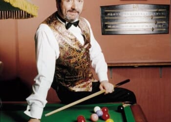 Snooker legend John Virgo won the UK Championship in 1979. He is pictured in 1994